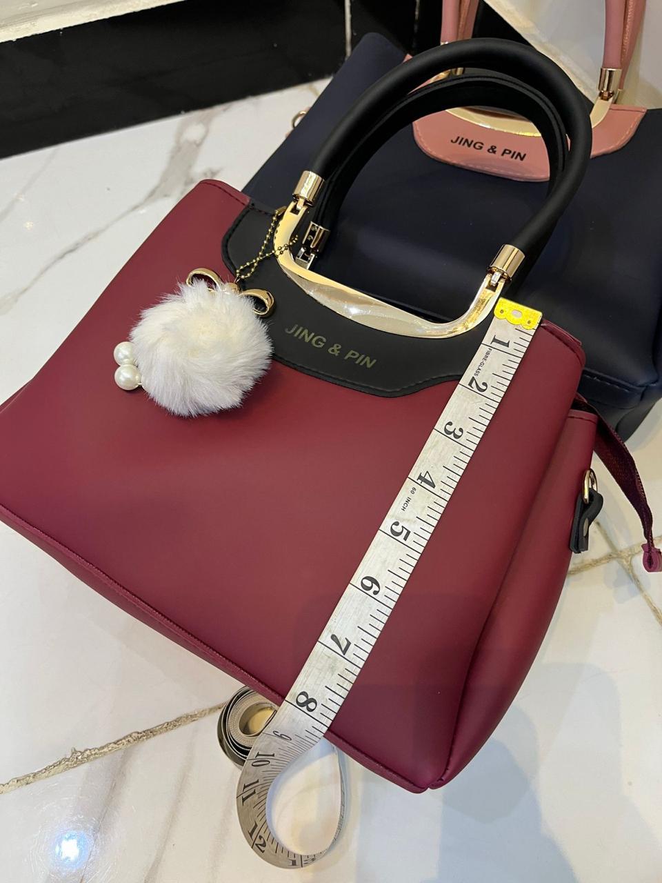 Premium 'JING & PIN' Ladies Handbag Collection with Clutch and Shoulder Strap Option