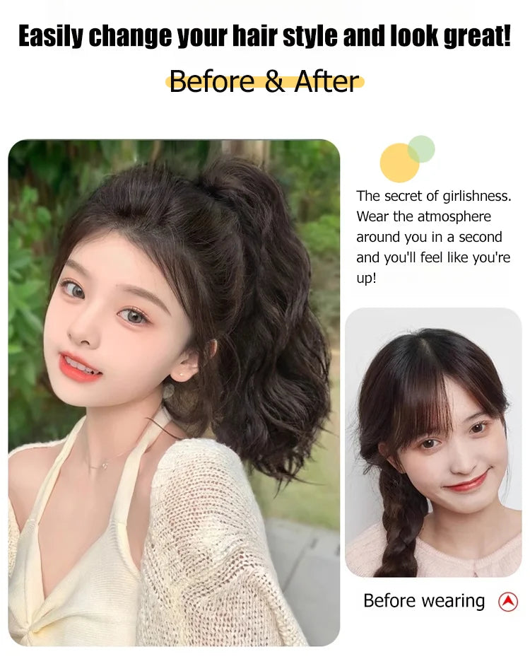 Beautiful High Ponytail with Curly Hair (FREE SHIPPING🚚)
