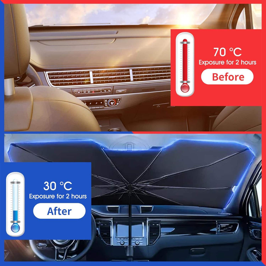 Car Sun Shade Protector Umbrella Style