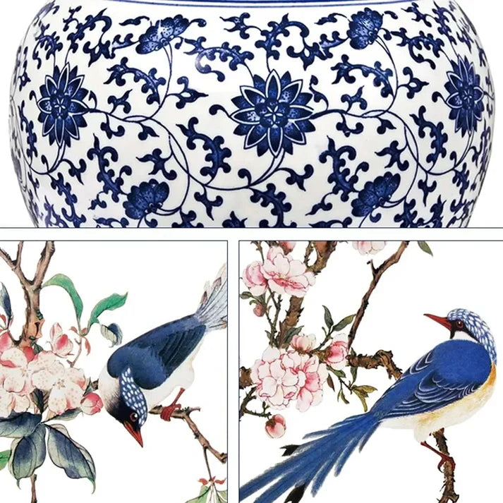 3D Large Vase Wall Sticker – Floral Design