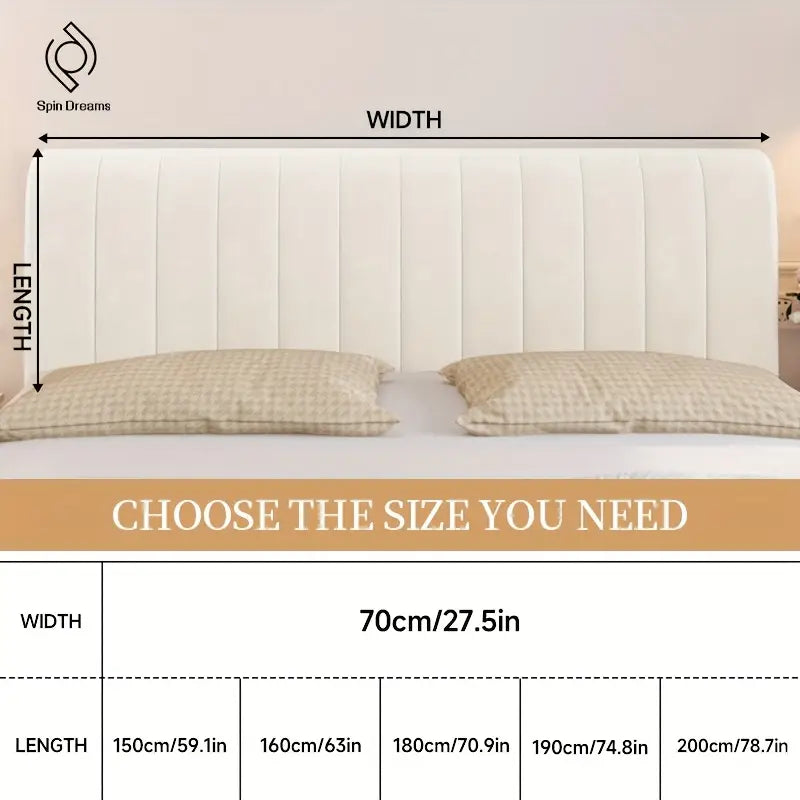 Bed Headboard Slipcover Covers Soft and elastic Washable