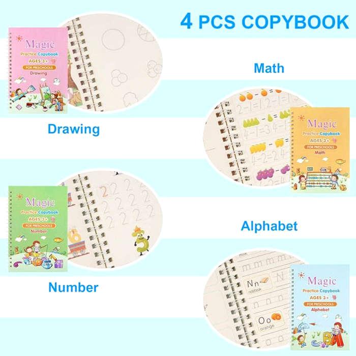 Sank Magic Practice Book for Kids (Set of 4 Books)