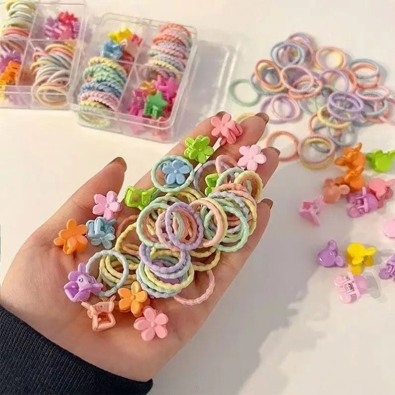 Mini Hair Accessories Set 🌸✨