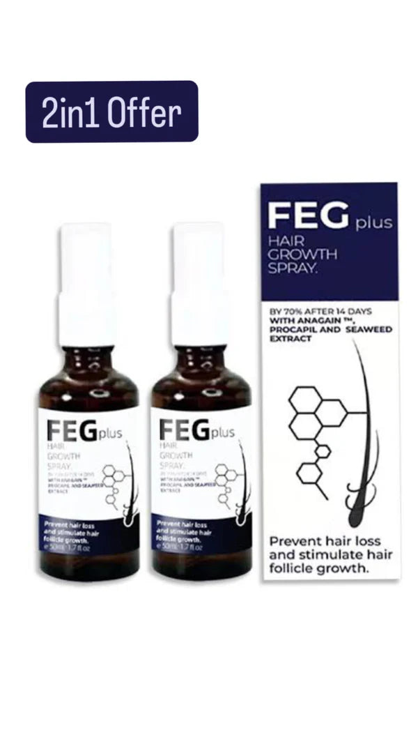 FEG PLUS Hair Growth Spray(Buy 1 get 1 free)