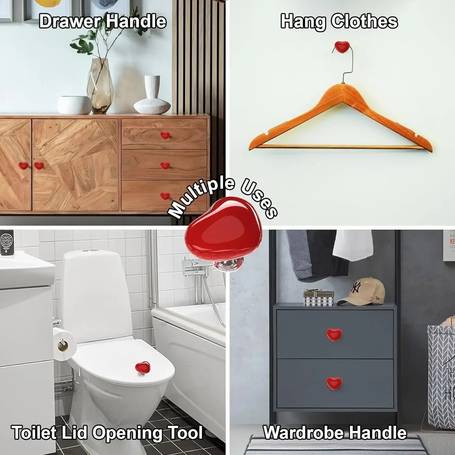 Heart Shaped Toilet Press (PACK OF 10)