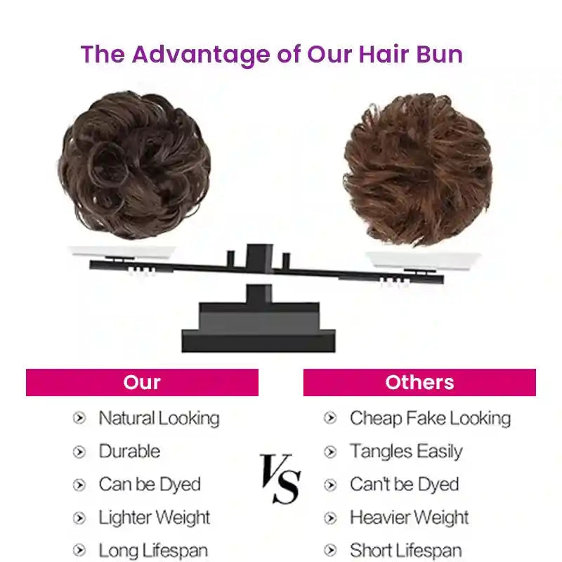 PREMIUM QUALITY MESSY HAIR BUN