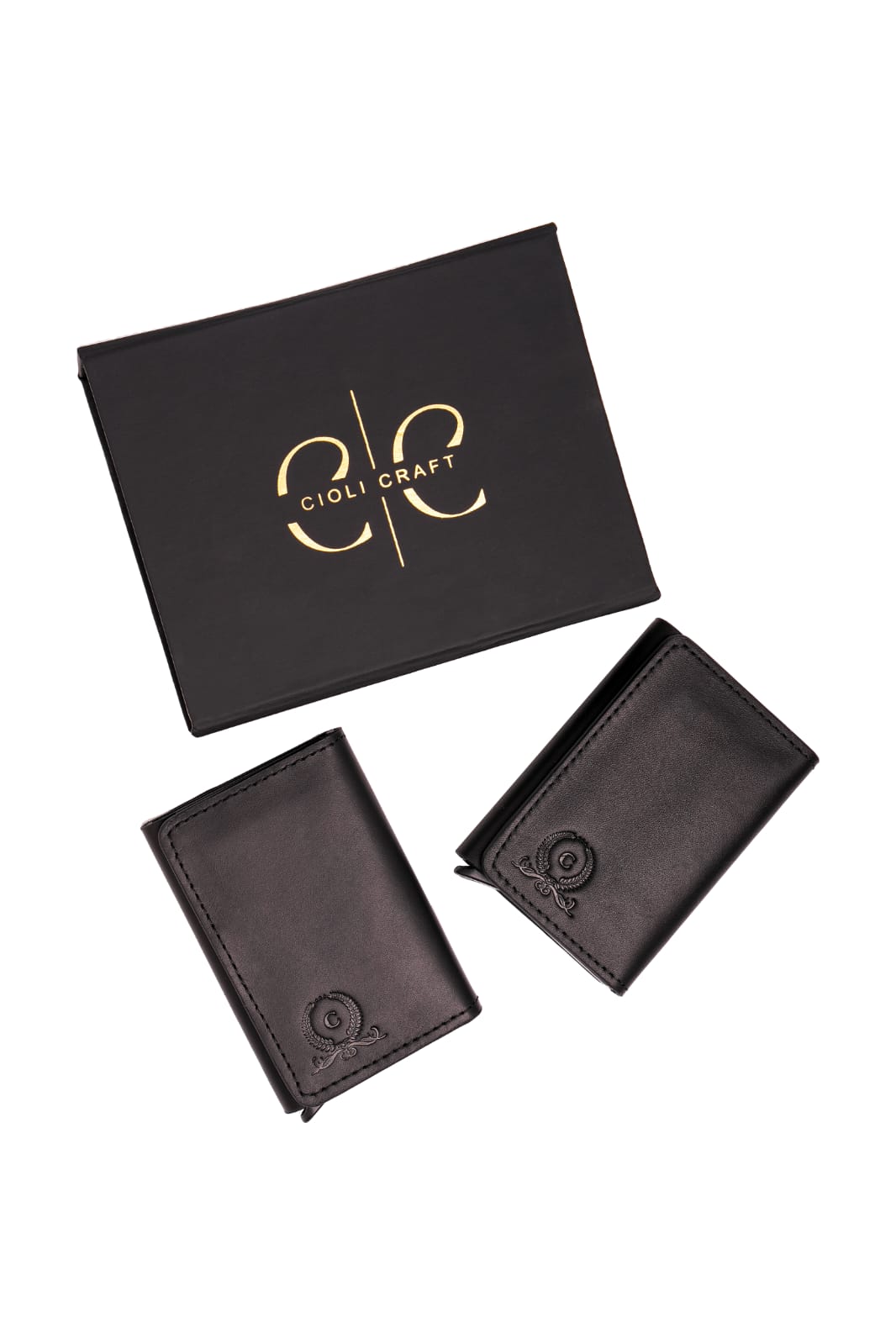 Premium Leather Card Holder Wallet – Gift Box Edition