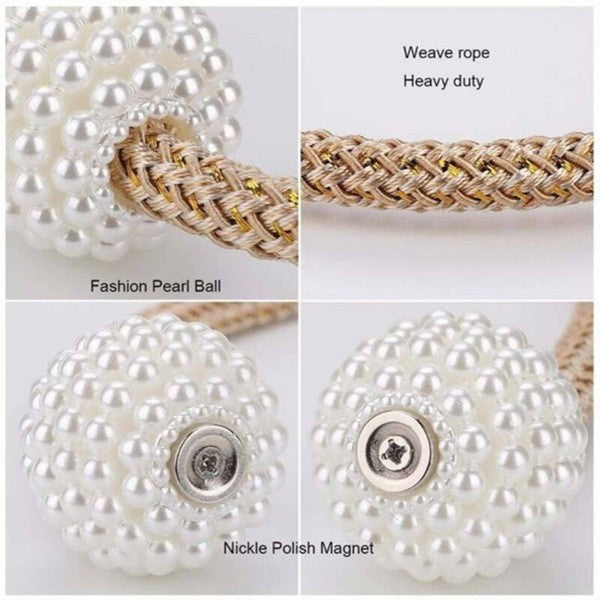 Magnetic Pearl Curtain Tiebacks (Free Shipping🚚)