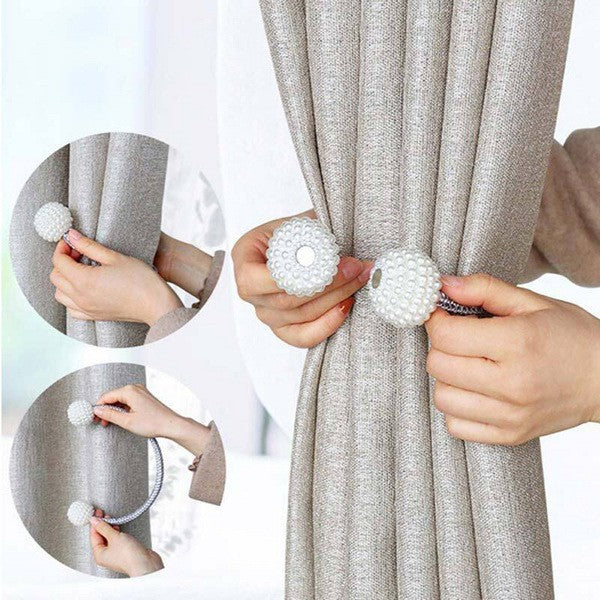 Magnetic Pearl Curtain Tiebacks (Free Shipping🚚)